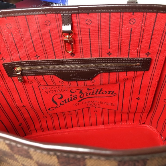 โค๏ธSOLDโค๏ธLOUIS VUITTON Neverfull Damier Ebene MM - Picture 8 of 14